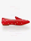 Women's Red Suede Closed Toe with Rivet #Favs03030372