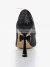 Women's Black Sparkling Glitter Pumps with Bowknot/Sparkling Glitter #Favs03030478
