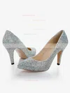 Women's  Real Leather Pumps with Crystal/Crystal Heel #Favs03030486