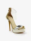 Women's  Patent Leather Pumps with Zipper #Favs03030493