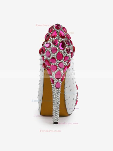 Women's  Patent Leather Pumps with Rhinestone/Crystal/Crystal Heel #Favs03030497