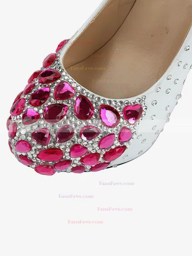 Women's  Patent Leather Pumps with Rhinestone/Crystal/Crystal Heel #Favs03030497