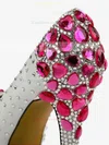 Women's  Patent Leather Pumps with Rhinestone/Crystal/Crystal Heel #Favs03030497