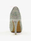 Women's Multi-color Real Leather Pumps with Crystal/Crystal Heel #Favs03030574