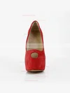 Women's Red Suede Pumps #Favs03030575
