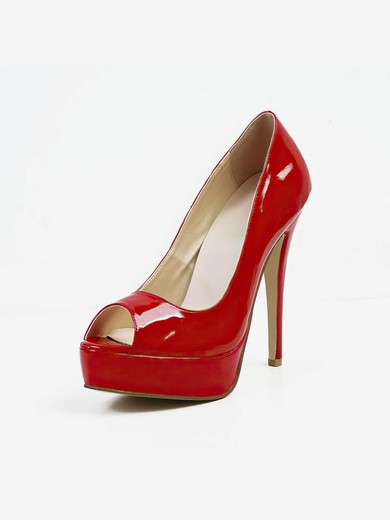 Women's Red Patent Leather Pumps #Favs03030583