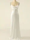 Sheath/Column Cowl Neck Silk-like Satin Floor-length Prom Dresses #Favs020114609