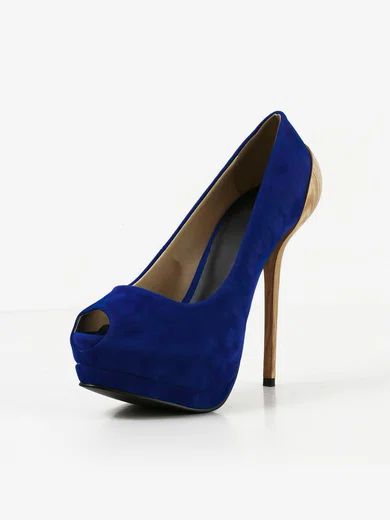 Women's Blue Suede Pumps #Favs03030596