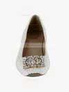 Women's White Patent Leather Pumps with Crystal/Pearl #Favs03030617
