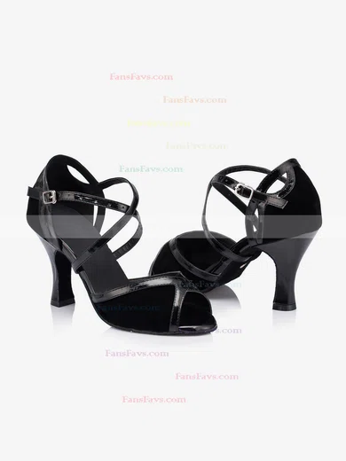 Women's Red Leatherette Kitten Heel Sandals #Favs03030651