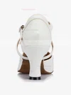 Women's White Leatherette Kitten Heel Pumps #Favs03030657