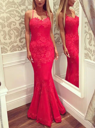 Trumpet/Mermaid Sweetheart Lace Floor-length Appliques Lace Prom Dresses #Favs020102434 Trumpet/Mermaid Sweetheart Lace Floor-length Appliques Lace Prom Dresses #Favs020102434