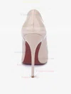 Women's Champagne Patent Leather Stiletto Heel Pumps #Favs03030674