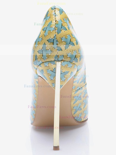Women's Multi-color Leatherette Stiletto Heel Pumps #Favs03030690