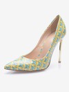 Women's Multi-color Leatherette Stiletto Heel Pumps #Favs03030690