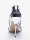 Women's Silver Patent Leather Stiletto Heel Pumps #Favs03030709