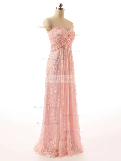 Empire Sweetheart Lace Floor-length Ruffles Prom Dresses #Favs020102462