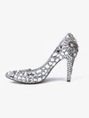 Women's Silver Patent Leather Stiletto Heel Pumps #Favs03030811