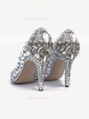 Women's Silver Patent Leather Stiletto Heel Pumps #Favs03030811