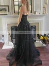 Princess Sweetheart Tulle Sweep Train Prom Dresses With Appliques Lace #Favs020115525