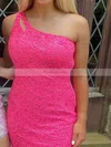 Sheath/Column One Shoulder Sequined Short/Mini Short Prom Dresses #Favs020020110576