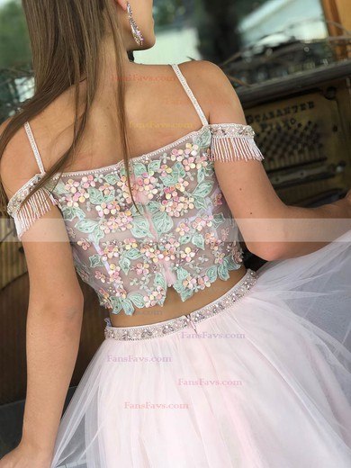 A-line Off-the-shoulder Tulle Short/Mini Short Prom Dresses With Sashes / Ribbons #Favs020020111424