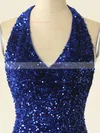 Sheath/Column Halter Sequined Short/Mini Short Prom Dresses #Favs020020109870