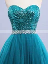 Princess Sweetheart Tulle Sequined Floor-length Beading Prom Dresses #Favs020102908