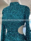 Sheath/Column High Neck Sequined Short/Mini Short Prom Dresses #Favs020020110753
