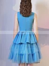 A-line Scoop Neck Tulle Short/Mini Short Prom Dresses With Ruffles #Favs020020110006