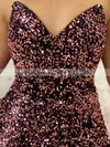 A-line V-neck Sequined Short/Mini Short Prom Dresses #Favs020020110784