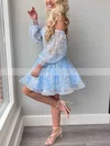 A-line Sweetheart Lace Short/Mini Short Prom Dresses #Favs020020110804