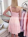 A-line One Shoulder Chiffon Short/Mini Short Prom Dresses #Favs020020109152