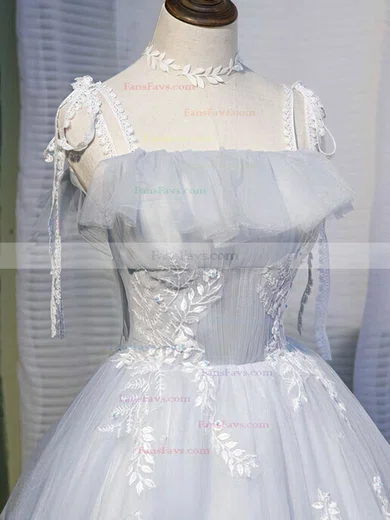 A-line Square Neckline Lace Tulle Short/Mini Short Prom Dresses With Appliques Lace #Favs020020110077