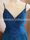 A-line V-neck Shimmer Crepe Short/Mini Short Prom Dresses With Appliques Lace #Favs020020110878