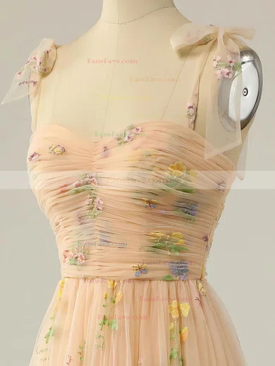 A-line Sweetheart Lace Tulle Short/Mini Short Prom Dresses With Ruffles #Favs020020110918