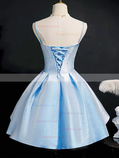 A-line Sweetheart Satin Short/Mini Short Prom Dresses #Favs020020110163