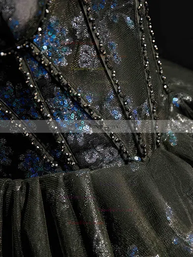 A-line V-neck Lace Short/Mini Short Prom Dresses With Beading #Favs020020110168