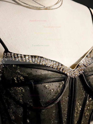 A-line V-neck Lace Tulle Short/Mini Short Prom Dresses With Beading #Favs020020110169