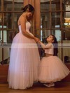 Ball Gown Sweetheart Tulle Asymmetrical Beading Prom Dresses #Favs020106106