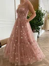 A-line Sweetheart Tulle Tea-length Prom Dresses With Pockets #Favs020115844
