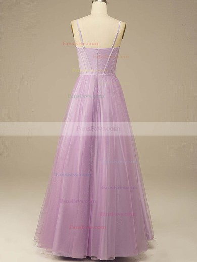 A-line Sweetheart Glitter Floor-length Prom Dresses #Favs020115973