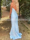 Trumpet/Mermaid Halter Jersey Sweep Train Prom Dresses #Favs020115987