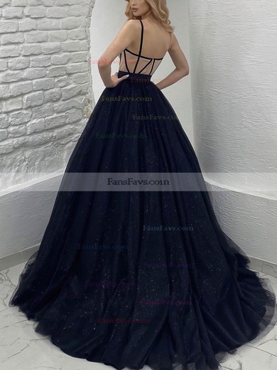 Ball Gown Sweetheart Glitter Sweep Train Prom Dresses #Favs020116193