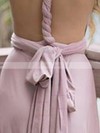 A-line V-neck Silk-like Satin Sweep Train Sashes / Ribbons Prom Dresses #Favs020105349