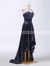 A-line Sweetheart Sequined Asymmetrical Sashes / Ribbons Prom Dresses #Favs020103165