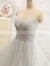 Princess Sweetheart Tulle Court Train Beading Prom Dresses #Favs020102403