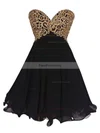Empire Sweetheart Short/Mini Chiffon Prom Dresses with Embroidered Sequins #Favs020102561