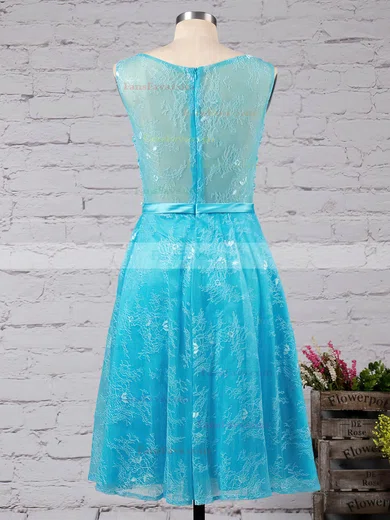 Girls A-line Scoop Neck Lace Appliques Lace Short/Mini Short Prom Dresses #Favs020102715