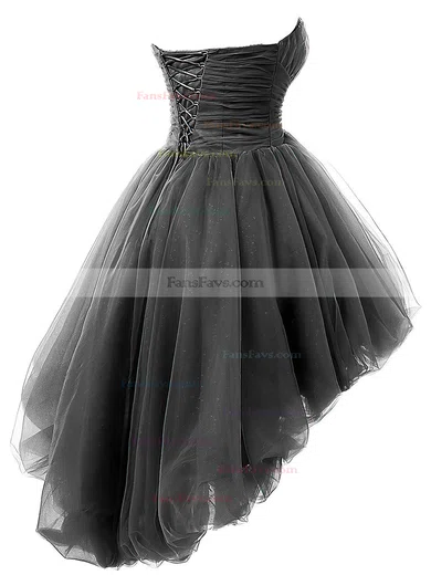 Princess Sweetheart Tulle Asymmetrical Beading Different Short Prom Dresses #Favs020102748